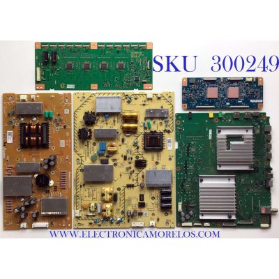 KIT DE TARJETAS PARA TV SONY BRAVIA 4K·UHD·HDR / MAIN A2229096A 600 / 1-984-326-21 / T-CON 5575T12C04 / 75T12 C00 / LED DRIVER 19STO60A-A01 / 988403T / 1-003-720-11 / SUB FUENTE 147471312 / AP-P353AM / FUENTE 147471111 / AP-P469AM / MODELO XBR-75X950G
